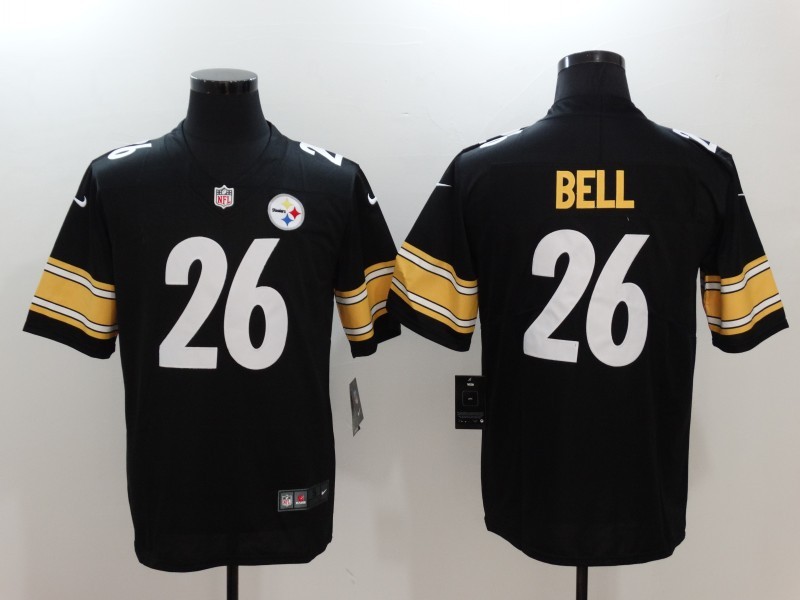 Men's Pittsburgh Steelers LeVeon Bell #26 Black Jersey